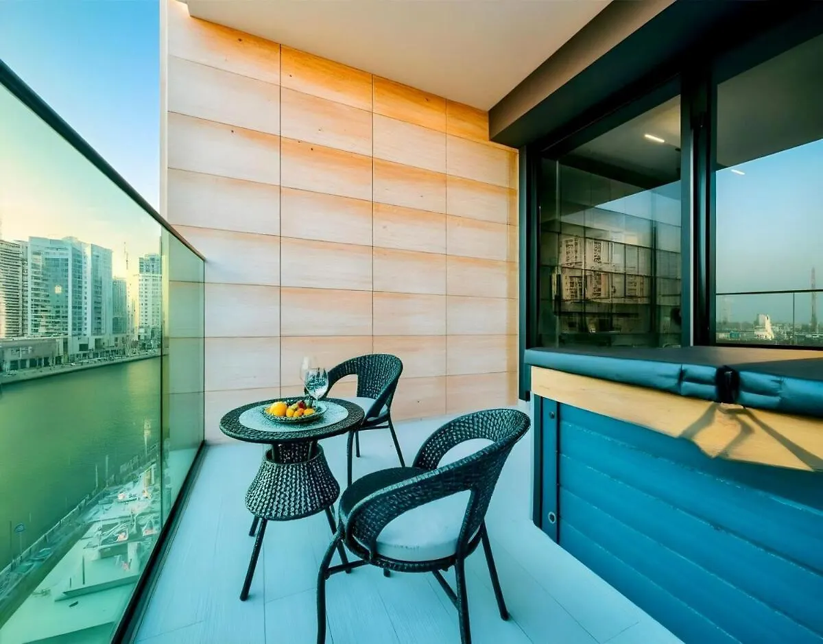 Apartament Stylish Room With Canal View Dubaj